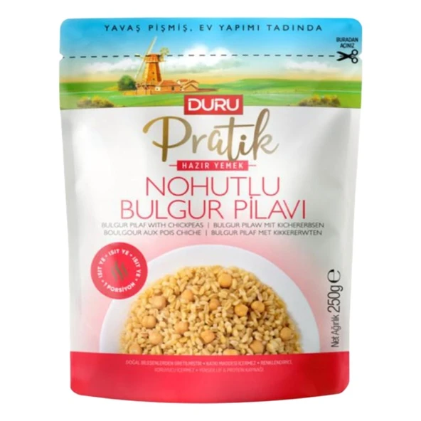 Duru Bulgur Pilavı Pratik Nohutlu 250 Gr ürün görseli