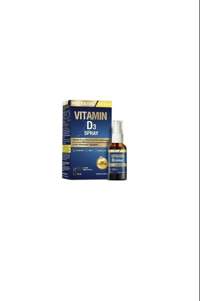 Nutraxin Vitamin D3 1000 IU Sprey 30 ML 5 Adet ürün görseli