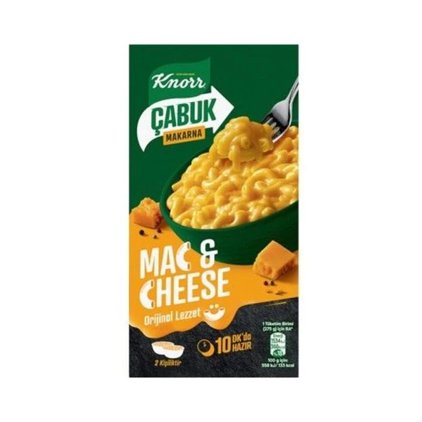 Knorr Çabuk Mac & Cheese Peynirli Makarna 212 Gr ürün görseli 1