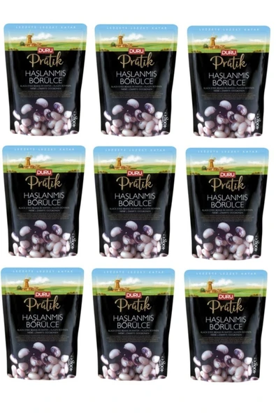 Duru Pratik Haşlanmış Börülce 400 Gr X 9 Adet ürün görseli
