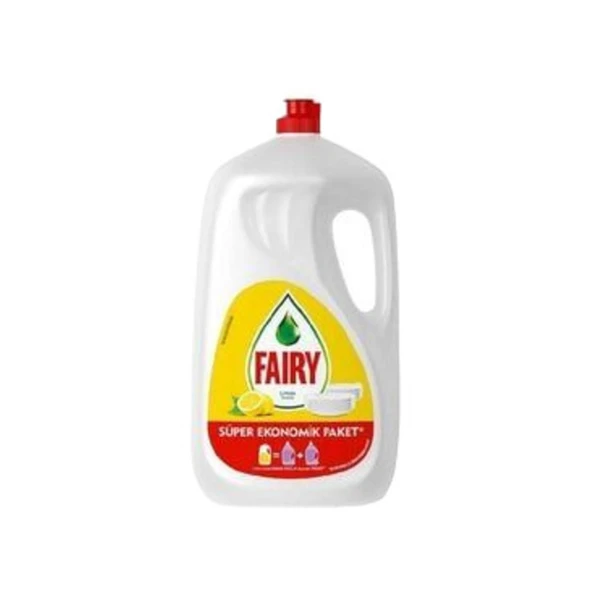 Fairy Bulaşık Deterjanı Sıvı Süper Ekonomik Paket Limon 2600 Ml ürün görseli 1
