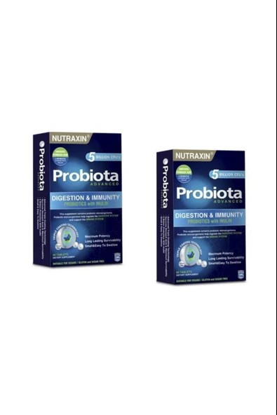 Nutraxin Probiota Advanced 60 Tablet 2 Adet ürün görseli