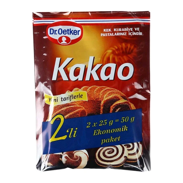 Dr. Oetker Kakao 2'li 25 Gr ürün görseli 1