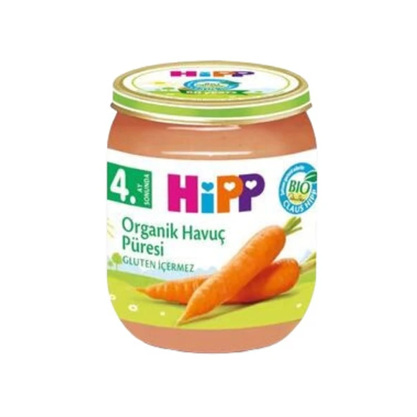 Hipp Organik Havuç Püresi 125 Gr ürün görseli