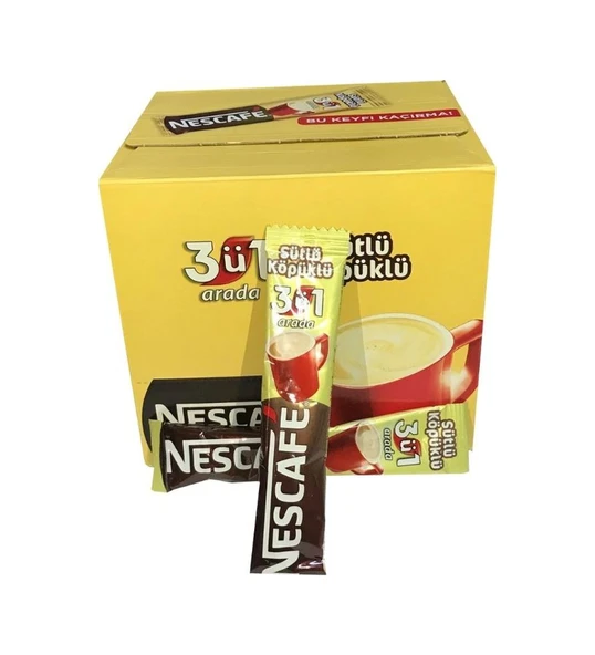 Nescafe 3 ü 1 Arada Sütlü Köpüklü Kahve 4'lü 72 x 17.4 G ürün görseli
