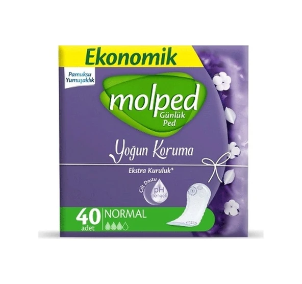 Molped Yoğun Koruma Hijyenik Ped 4 x 40'lı ürün görseli 1