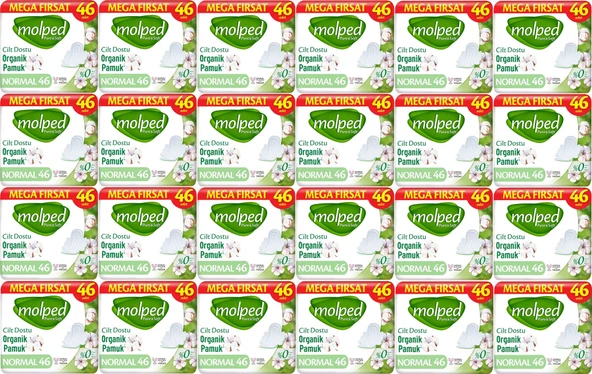 Molped Pure&soft Hijyenik Ped Normal 1104 24pk 46 Adet Mega Pk ürün görseli 1