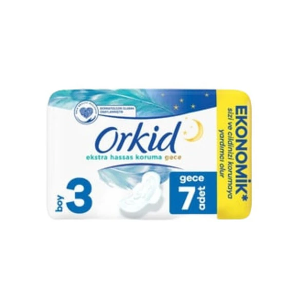 Orkid Ped Extra Hassas Tekli 3 Beden 7'li ürün görseli 1