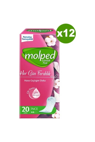 Molped Her Gün Ferahlık Günlük Ped 240 Adet ürün görseli 1