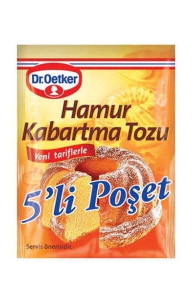 Dr. Oetker Dr Oetker Hamur Kabartma Tozu 5'li ürün görseli 1
