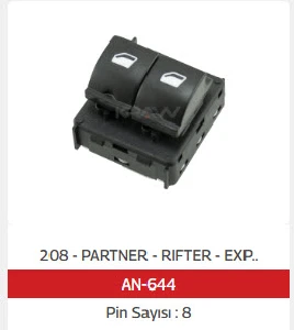 Unıversal 209 - Partner - C3 - C4 Cactus - Berlingo İkili - Mcar-An644 - Resim 1