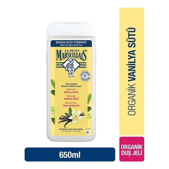 Le Petit Marseillais Vanilya Sütü Duş Jeli 650 Ml ürün görseli
