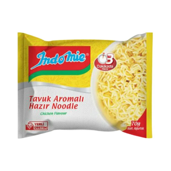 Indomie Noodle Tavuk Çeşnili 70 Gr ürün görseli