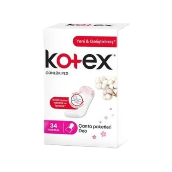 Kotex Ped Günlük Normal 34 Adet ürün görseli 1