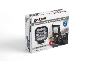 Unıversal Çalışma Laması 8 Led Emojili Sarı-Beyaz  E Belgeli - Wolfram-32002 - Resim 1