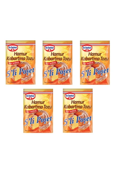 Dr. Oetker Set 5lı Dr.oetker Hamur Kabartma Tozu (5'li) ürün görseli