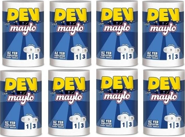 Maylo Dev Kağıt Havlu Pro Pack 8 Rulo ürün görseli 1