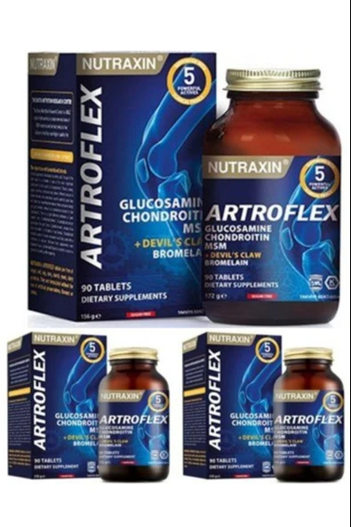 Nutraxin Artroflex Glukozamin 90 Tablet 3 Adet ürün görseli
