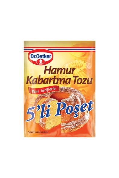 Dr. Oetker Dr Oetker Hamur Kabartma Tozu 5'li (12'Lİ) ürün görseli
