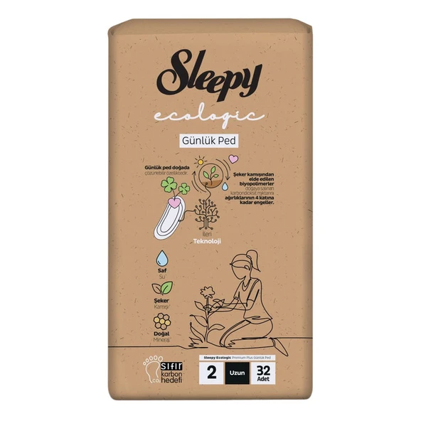 Sleepy Ped Ecologic Premium Plus Günlük Uzun 32 Adet ürün görseli 1