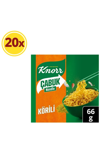 Knorr Çabuk Körili Noodle 66 gr X 20 Adet ürün görseli