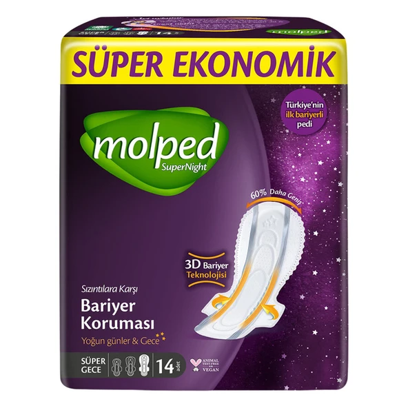 Molped Ped Night Ekonomik Süper Gece 14'lü ürün görseli 1