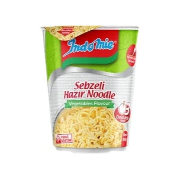 Indomie Sebzeli Hazır Bardak Noodle 60 Gr ürün görseli