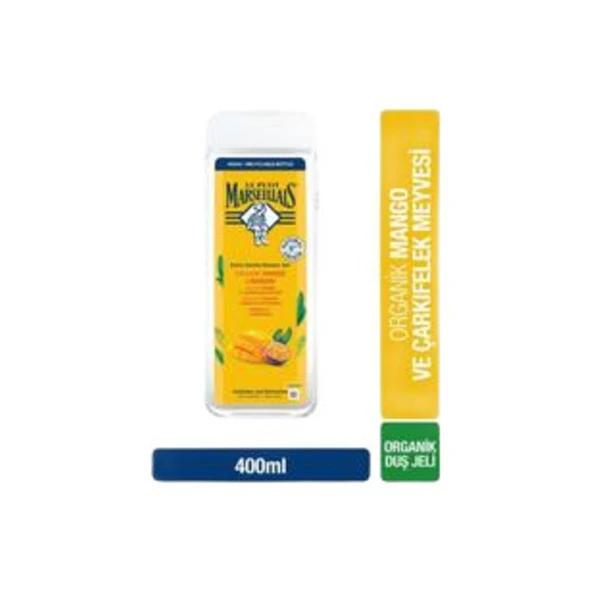 Le Petit Marseillais Duş Jeli Organık Mango Çarkıfelek 400 Ml ürün görseli 1