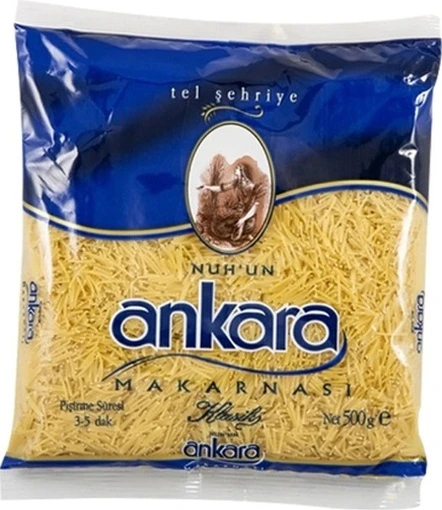6'lı Ankara Tel Şehriye Makarna 500 Gr. ürün görseli