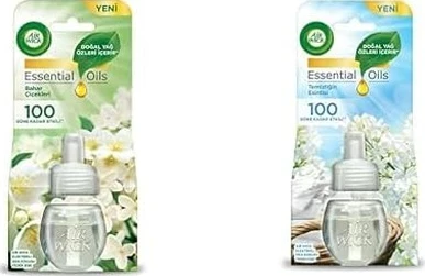 Wick Elektrikli Oda Kokusu Yedek Şişe Bahar Çiçekleri Ve Air Wick Elektrikli Oda Kokusu Esansiyel Yağlar Yedek Şişe Temizliğin Esintisi Abundance Prosperity ürün görseli 1