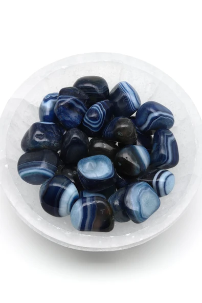 Madagaskar Akik Doğal Taş Tamburlanmış Parça - Tımbıl - TMB-0194 ürün görseli 1