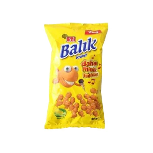 Eti Balık Kraker Mini Mısırlı 40 Gr ürün görseli