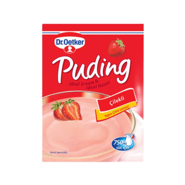 Dr. Oetker Puding Çilekli 120 Gr ürün görseli