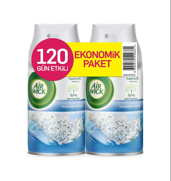 Air Wick Freshmatic Oda Kokusu Temizliğin Esintisi Yedek 2 x 250 ML ürün görseli 1