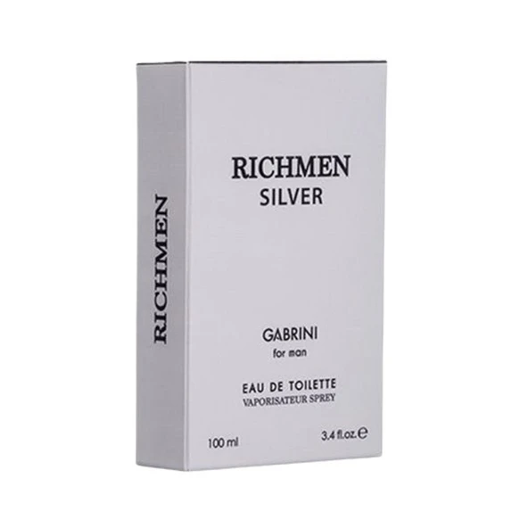 Gabrini Richmen Silver Edt Erkek Parfüm 100 Ml ürün görseli 1