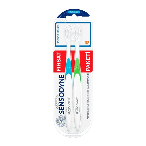 Sensodyne Diş Fırçası Hassas Temizlik Soft 1+1 ürün görseli