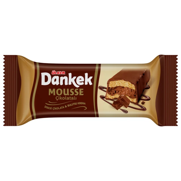 Ülker Dankek Mousse İpeksi Çikolata Kremalı Baton Kek 45 G ürün görseli