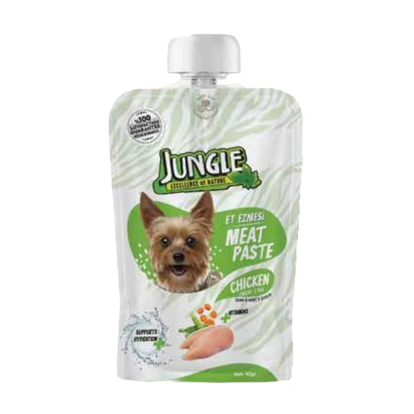 Jungle Et Ezmesi Köpek Tavuklu Ve Havuçlu 90 Gr ürün görseli 1