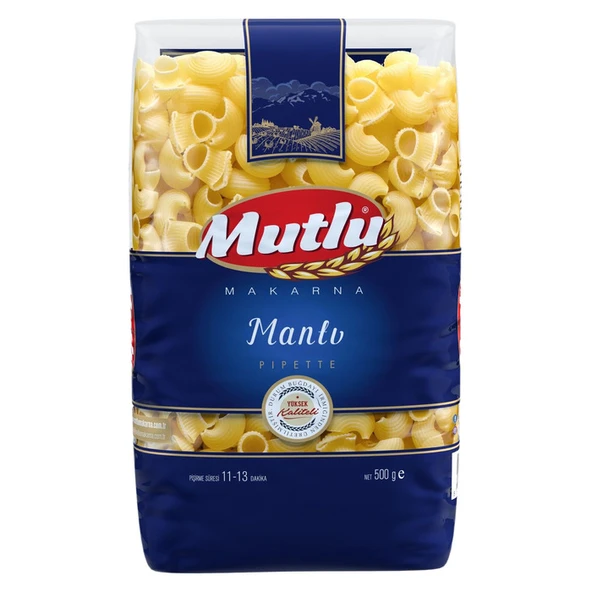 Mutlu  Mantı Makarna Paket 500 Gr ürün görseli