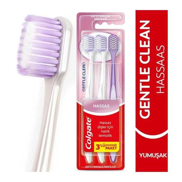 Colgate Diş Fırçası 2+1 Gentle Clean ürün görseli 1
