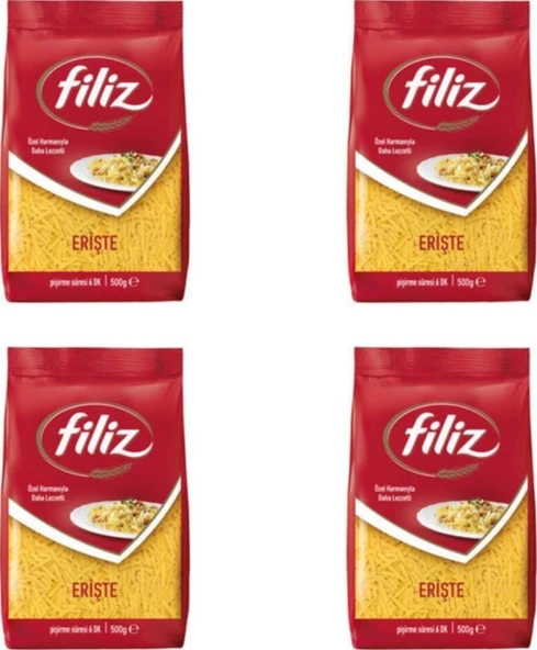 Filiz Erişte Makarna 4 x 500 G ürün görseli