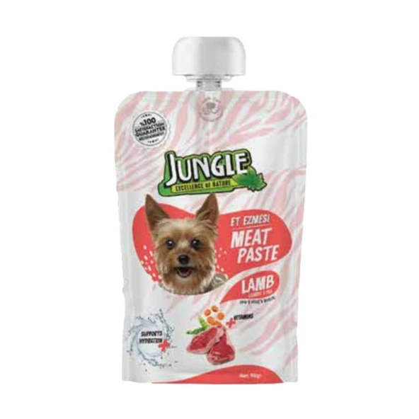 Jungle Et Ezmesi Köpek Kuzu Ve Havuçlu 90 Gr ürün görseli