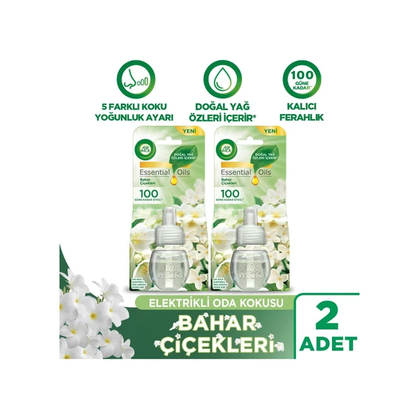 Air Wick Elektrikli Oda Kokusu Yedek Bahar Çiçekleri X 2 Bahar Çiçekleri ürün görseli 1