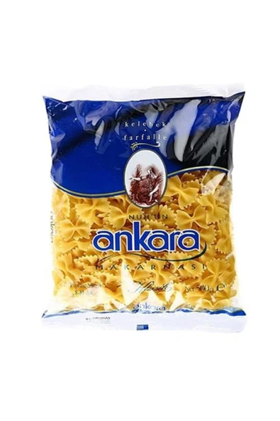 Ankara Makarna Ankara Kalem Kelebek 500 G x 2 Adet 1 Kg ürün görseli 1