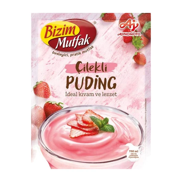 Bizim Puding Çilekli 120 Gr ürün görseli