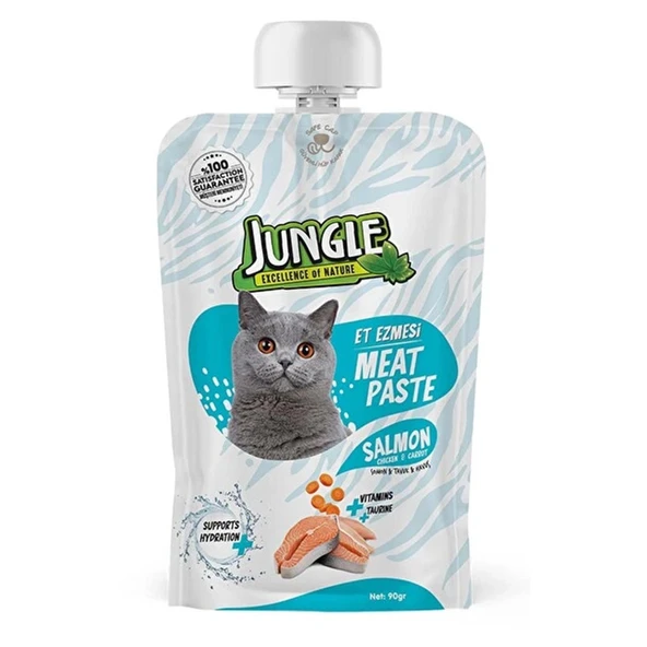 Jungle Et Ezmesi Kedi Somon Tavuk Havuç 90 Gr ürün görseli 1