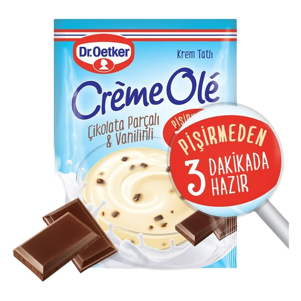 Dr. Oetker Çikolata Parçalı Vanilyalı Creme Ole 91 Gr ürün görseli 1