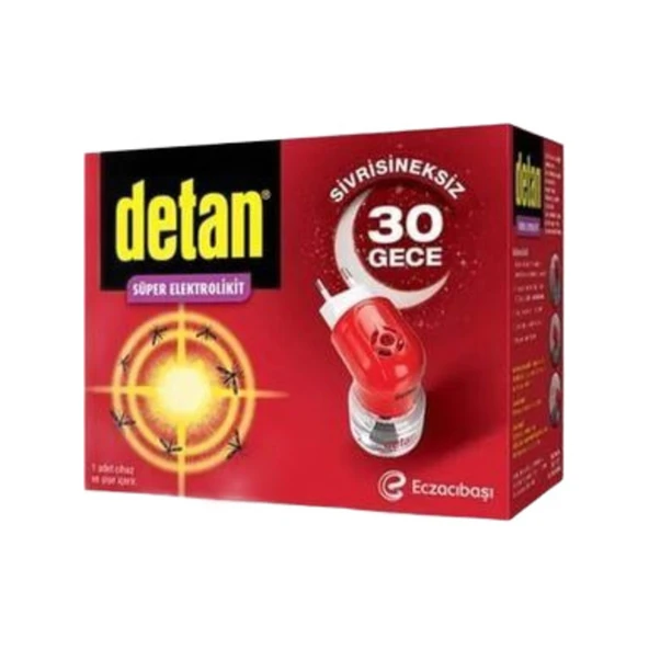 Detan Süper Elektrolikit Sivrisineksiz 30 Gece 1 Cihaz Ve Şişe ürün görseli