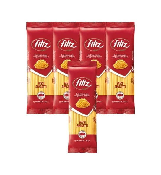 Filiz Yassı Spagetti Makarna 5 x 500 G ürün görseli