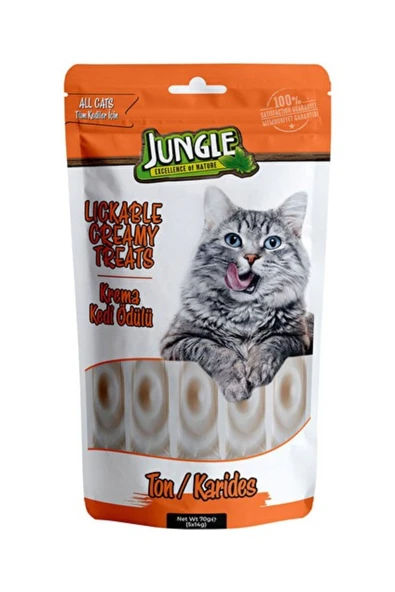 Jungle Krema Kedi Ödülü Ton-Karides 5X14 gr ürün görseli 1